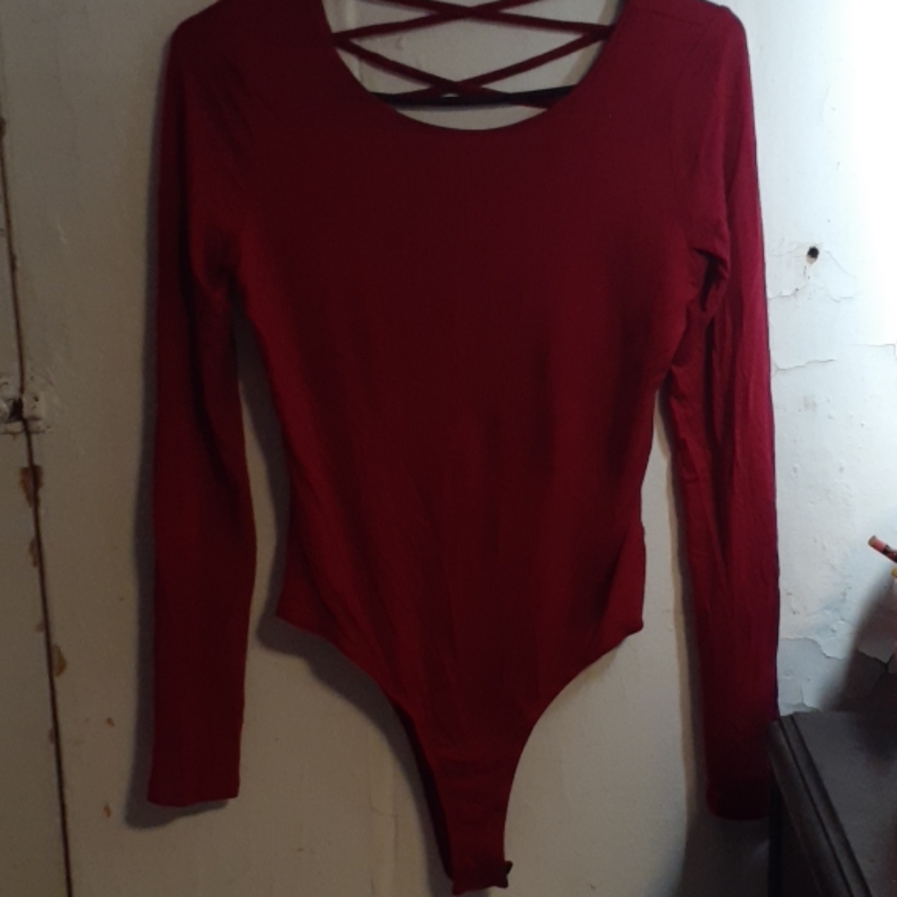 Forever 21 maroon bodysuit